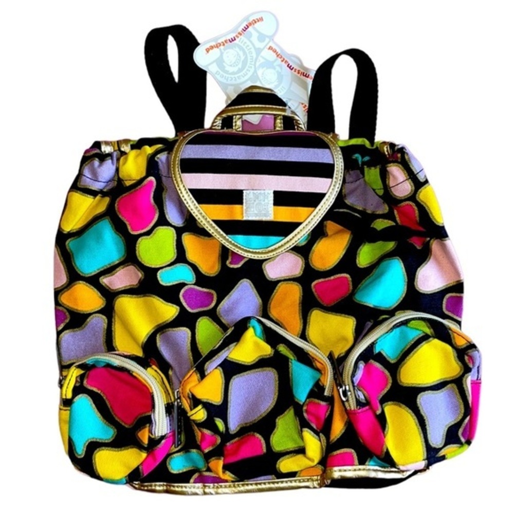 NWT Little Miss Matched Multi Colored Small Backpack